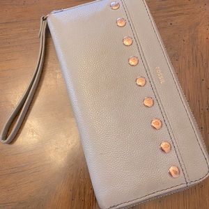 FOSSIL Wallet Wristlet Taupe
